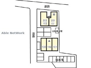 セトルセブン　Ａ/Ｂ（高崎市貝沢町）の物件外観写真